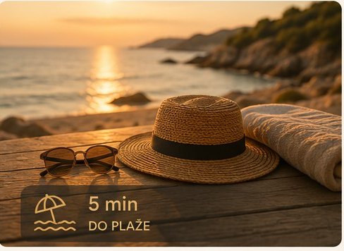 Dolazak na otok Krk zrakoplovom i cestom uz more u zalasku sunca