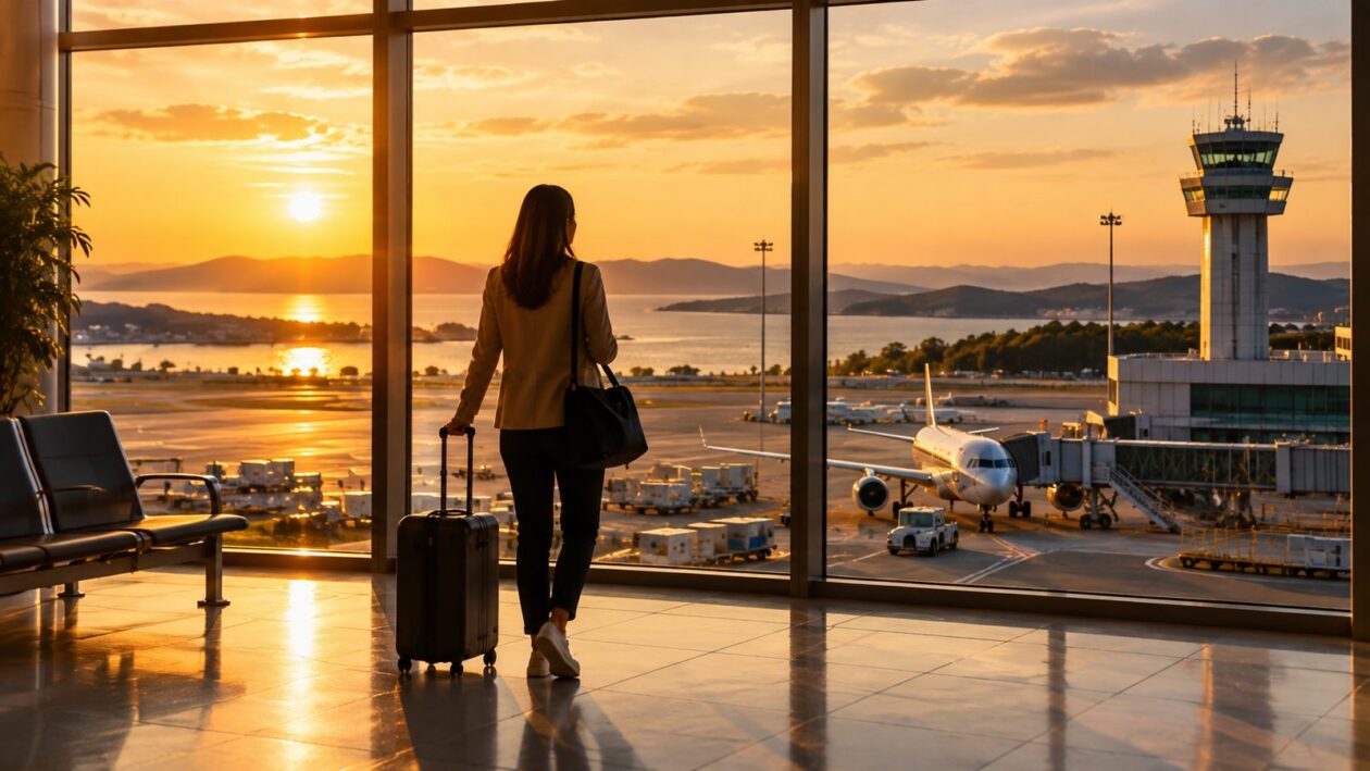 Arrival at Rijeka Airport – a weekend on Krk